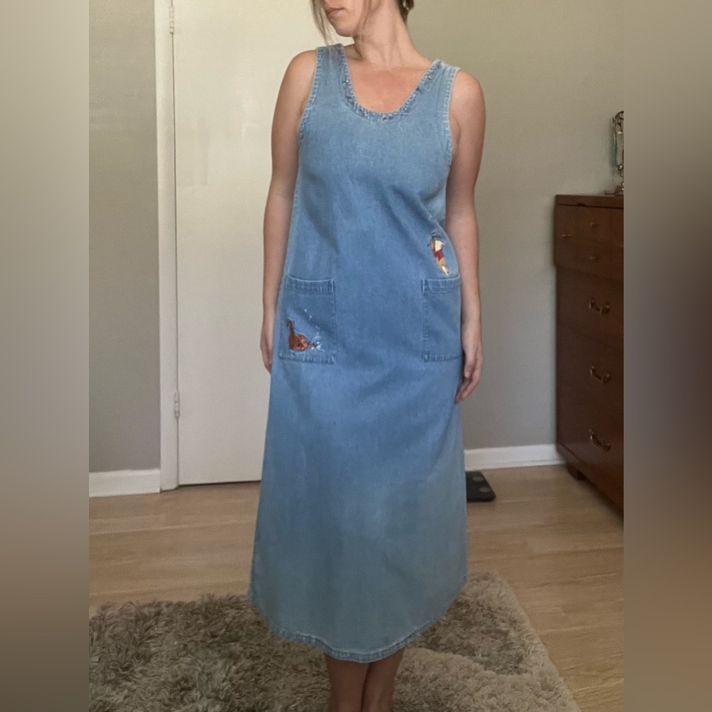 Vintage Disney Winnie the Pooh Dress Small